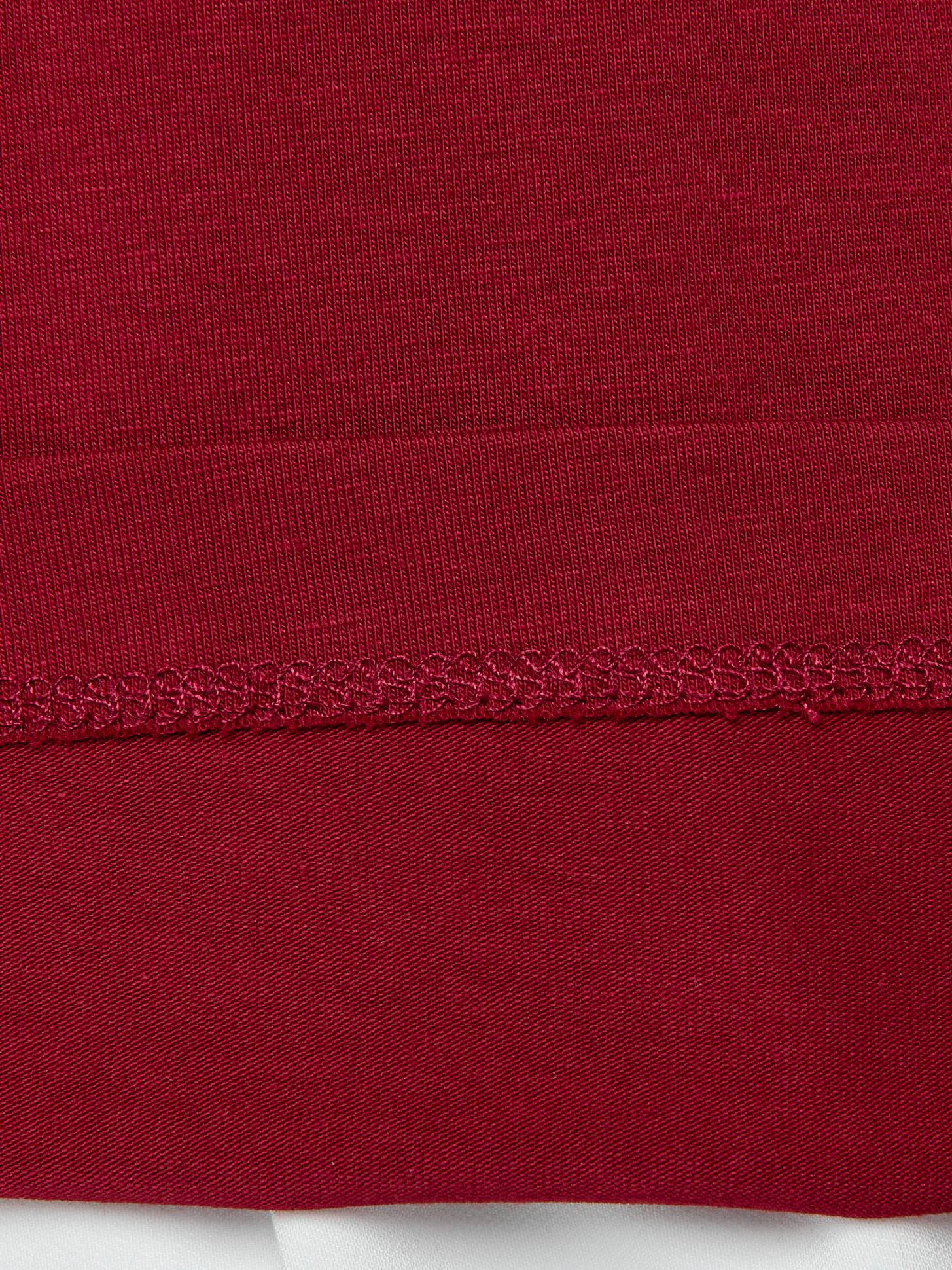 Лонгслив базовый бордовый